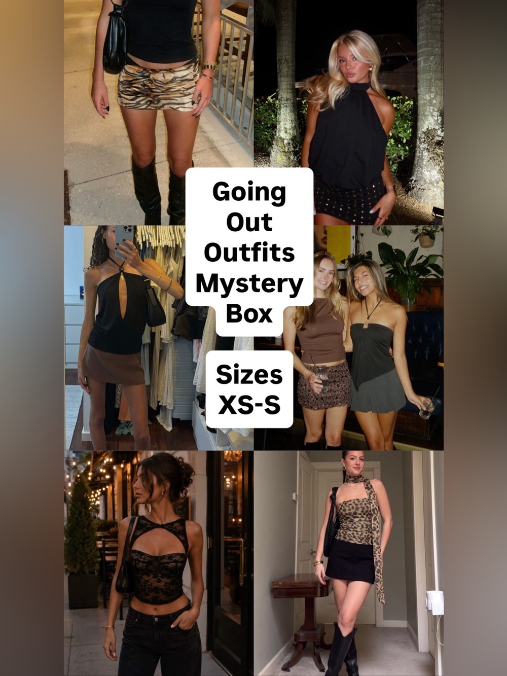 Going out MYSTERY BOX Xs-S 6 pieces